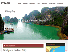 Tablet Screenshot of enjoytravelvietnam.com